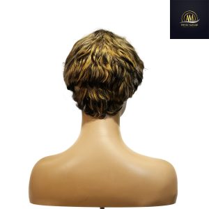 maady hair luxury machine made wig remy hair h030