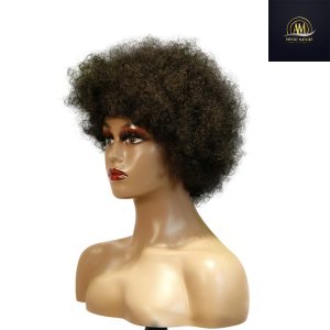 maady hair luxury machine made black wig remy hair 2301