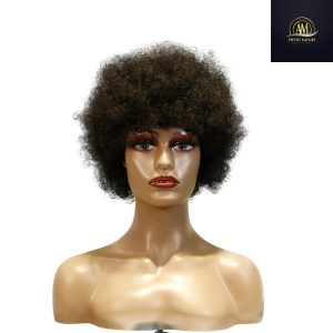 maady hair luxury machine made black wig remy hair 2301