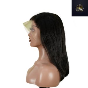maady hair luxury 13x4 straight bob lace front wig natural black asian raw hair