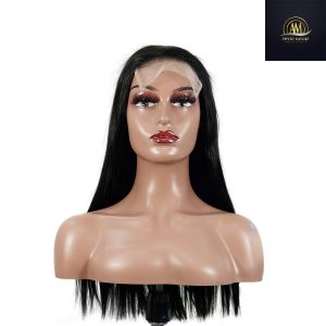 maady hair luxury natural black remy hair 5x5 lace closure straight human hair wig