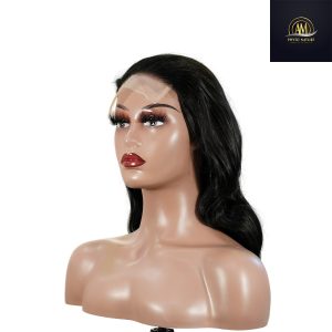 maady hair luxury natural black remy hair 5x5 lace closure body wave human hair wig