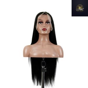 maady hair luxury 13x6 double drams straight lace front wig black remy hair