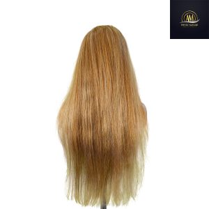maady hair luxury 13x4 straight lace front wig 8&27 honey blonde highlight 26 inch remy hair