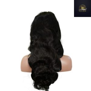 maady hair luxury 13x4 body wave lace front wig natural black remy hair