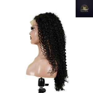 maady hair luxury 13x4 jerry curly lace front wig natural black remy hair